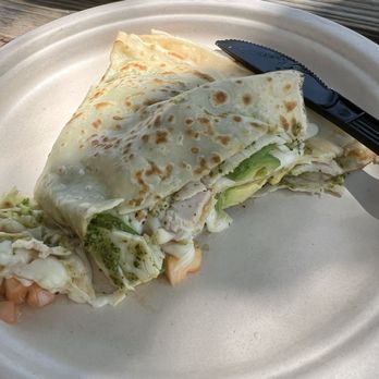 Kaffe Crepe - Inside of the Turkey Pesto Crepe - Creperies Near Me - Reno, Nevada Kaffe Crepe - Inside of the Turkey Pesto Crepe - Creperies Near Me - Reno, Nevada