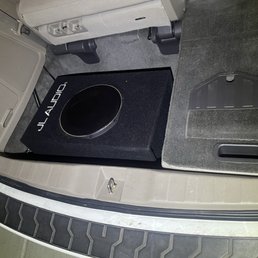 Preamped woofer installed into a complex infotainment system that technically isn't suppose to be changed so I leave it to the pros. Preamped woofer installed into a complex infotainment system that technically isn't suppose to be changed so I leave it to the pros.
