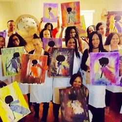 Dawn & Denise's Birthday Paint & Sip Birthday Celebration!!