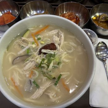 Hansol Diamond Bar - Chicken noodle soup set - Korean Near Me - Diamond Bar, California