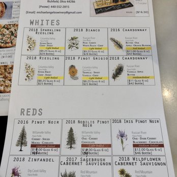 Michael Angelo's Winery - vino menu - Wineries Near Me - Richfield, Ohio Michael Angelo's Winery - vino menu - Wineries Near Me - Richfield, Ohio