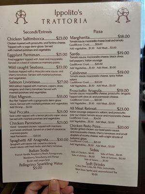 Menu photo 1 Ippolito's Trattoria Sacramento, CA