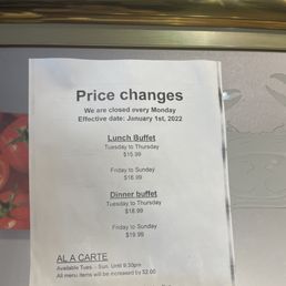 Current pricing