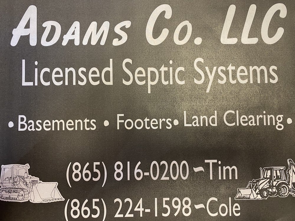Adams Construction - septic in Lenoir City, TN