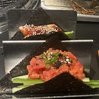 Chubby Cattle - Tuna hand rolls. - Barbeque Near Me - Duluth, Georgia