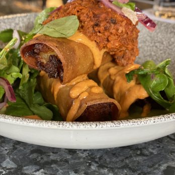 Lamplight Lounge - The potatoes taquitos with soy chorizo - New American Near Me - Anaheim, California Lamplight Lounge - The potatoes taquitos with soy chorizo - New American Near Me - Anaheim, California