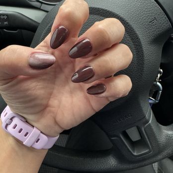 Blush Nail and Spa - Cateye gelX nails - Nail Salons Near Me - Hollywood, Florida
