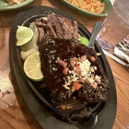 Matador on a sizzling plate. Came out room temperature without any sizzle. Matador on a sizzling plate. Came out room temperature without any sizzle.