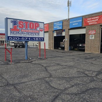 One Stop Automotive - Front facing north - Auto Repair Near Me - Tucson, Arizona