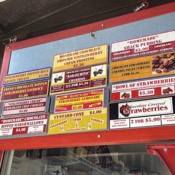 Strawberry Shack - Menu 3/27/22 - Desserts Near Me - Carlsbad, California