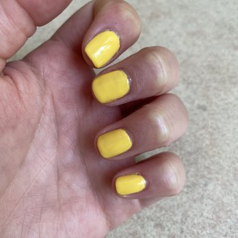 Fancy Nails and Spa - Poor polish work - Nail Salons Near Me - Lexington, Massachusetts