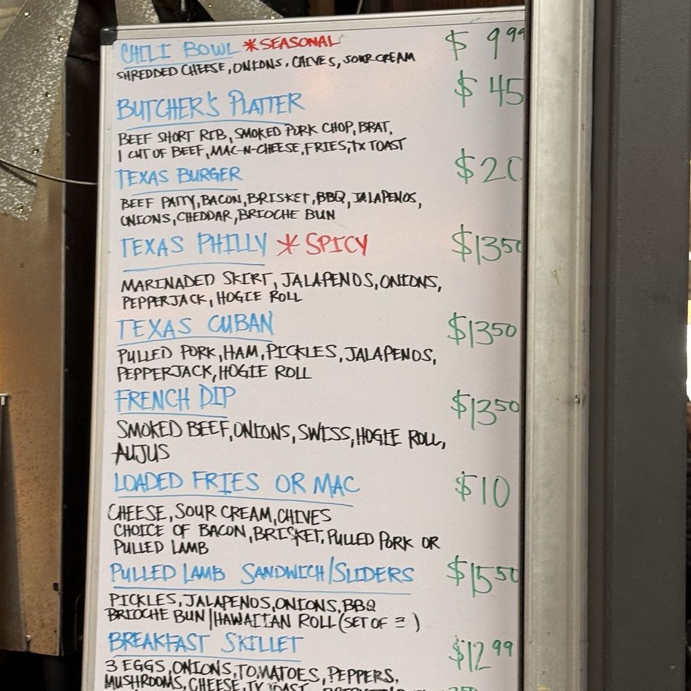 Beyond The Butcher - Menu - American Near Me - Dallas, Texas Beyond The Butcher - Menu - American Near Me - Dallas, Texas