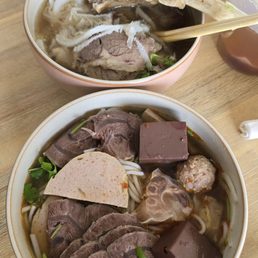 Bun bo hue and pho