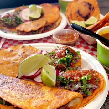 Amigos Birria Tacos - It's was a special. One queda Birria, one taco, one Mulita, and one tostada. - Tacos Near Me - Anaheim, California
