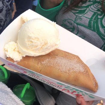 Minnesota State Fair - Fried Apple Pie with Ice cream - Festivals Near Me - Saint Paul, Minnesota Minnesota State Fair - Fried Apple Pie with Ice cream - Festivals Near Me - Saint Paul, Minnesota