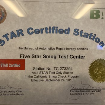 Five Star Smog Test Center - Smog Check Stations Near Me - Lebec, California