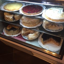 Cake selection.