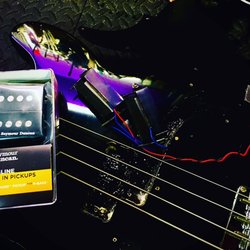 Seymour Duncan Research Lab - Seymour Duncan SPB-3 Precision Bass pickups to upgrade an electric bass guitar.