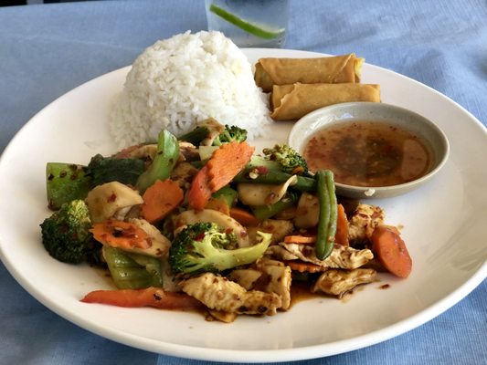Photo of Thai Island - San Diego, CA, US. Thai Basil Chicken