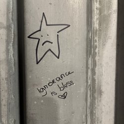 Piranha Bar - Fun bathroom graffiti