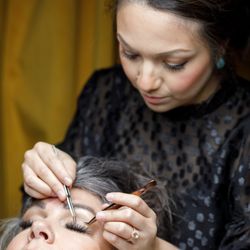 Stylin Hair Salon & Spa - Lash Extension Artist, Jasmine, is an expert in her craft! At Stylin' Hair Salon & Spa, in Cibolo, Texas.