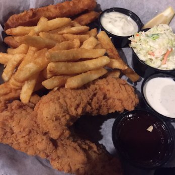 The Grill House - Chicken finger and fish basket - Steakhouses Near Me - Allegan, Michigan The Grill House - Chicken finger and fish basket - Steakhouses Near Me - Allegan, Michigan