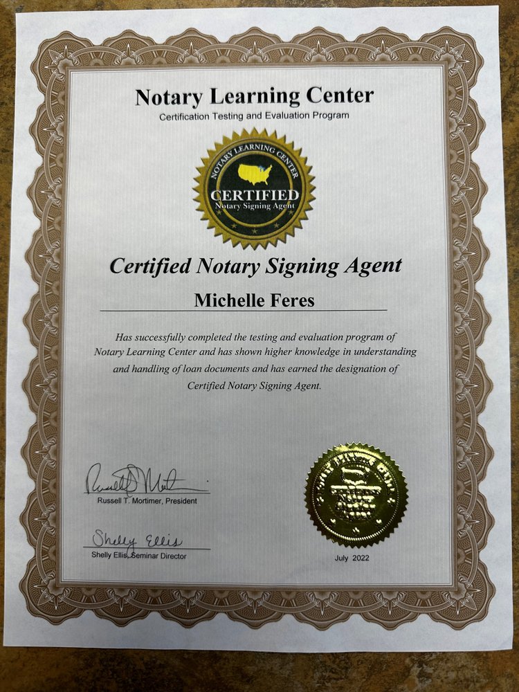 MICHELLE’S MOBILE NOTARY SERVICE Cerritos, CA Yelp