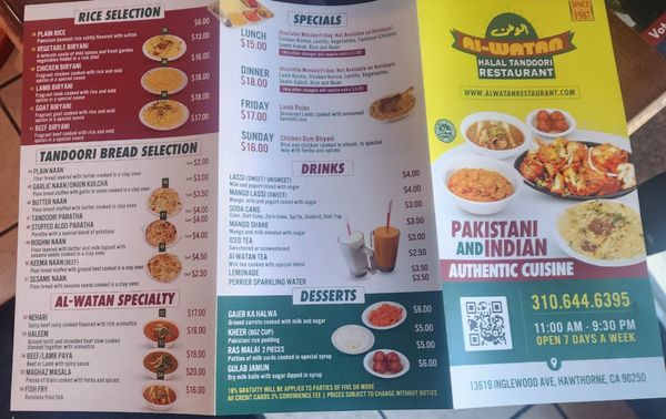 Menu photo 4 Al Watan Halal Restaurant Hawthorne, CA Menu photo 4 Al Watan Halal Restaurant Hawthorne, CA