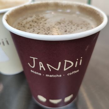 Jandii - Triple Hojicha Latte with Soy Milk - Coffee & Tea Near Me - San Francisco, California Jandii - Triple Hojicha Latte with Soy Milk - Coffee & Tea Near Me - San Francisco, California