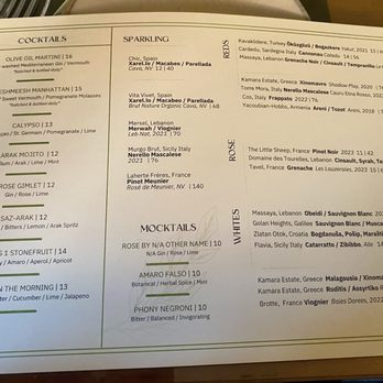 Meesh Meesh - Menu -- drinks selection -- June 2024 - Tapas/Small Plates Near Me - Louisville, Kentucky