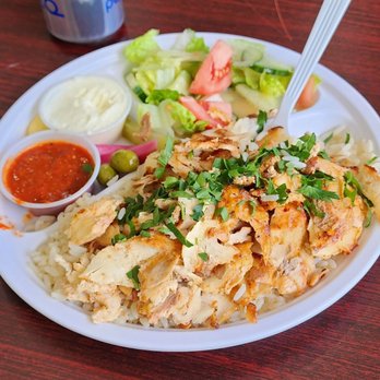 Shami Falafel - Chicken shwarama plate - Falafel Near Me - Hackensack, New Jersey