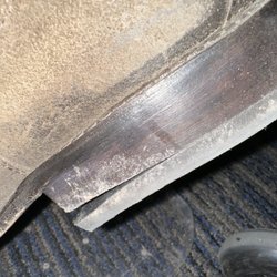 Petros Shoe Repair & Alterations - Heel lift peeling off heel block.