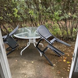 River's Edge Resort - Our "patio."