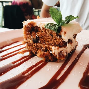 Not Your Average Joe's - Reston - Complimentary carrot cake. Delicious, moist, and filling! - New American Near Me - Reston, Virginia