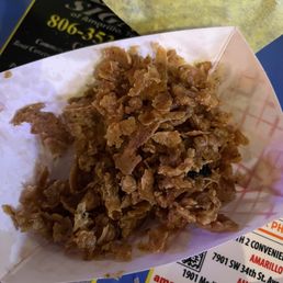 Onion ring crumbs. Onion ring crumbs.