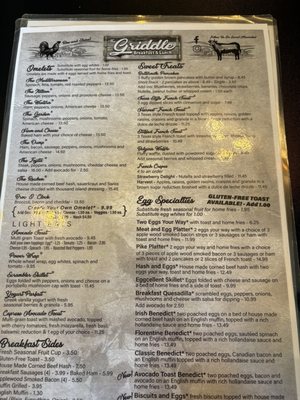 Menu photo 5 The Griddle Cranston, RI Menu photo 5 The Griddle Cranston, RI