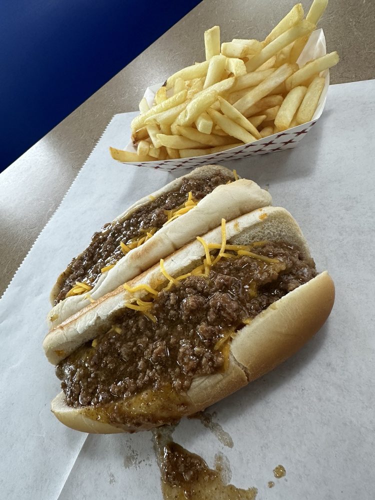 Food from Louie's Coney Island