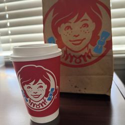 Wendy's - Coffee Cup and Bag