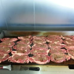 Halo Peño's Catering - Ribseyes Happy grill