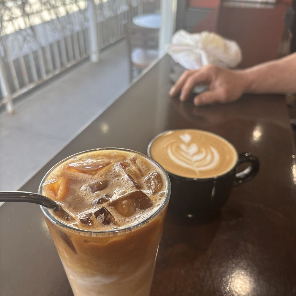 Salted maple latte Salted maple latte