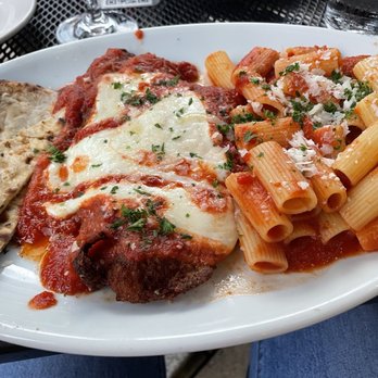 Campania - Chicken parm with the pasta of the day.... Really good red sauce... - Pizza Near Me - Alpharetta, Georgia Campania - Chicken parm with the pasta of the day.... Really good red sauce... - Pizza Near Me - Alpharetta, Georgia