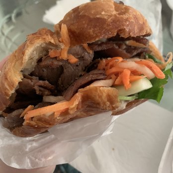 Nguyen Ngoc - Croissant banh mi with grilled meat - Vietnamese Near Me - Houston, Texas Nguyen Ngoc - Croissant banh mi with grilled meat - Vietnamese Near Me - Houston, Texas