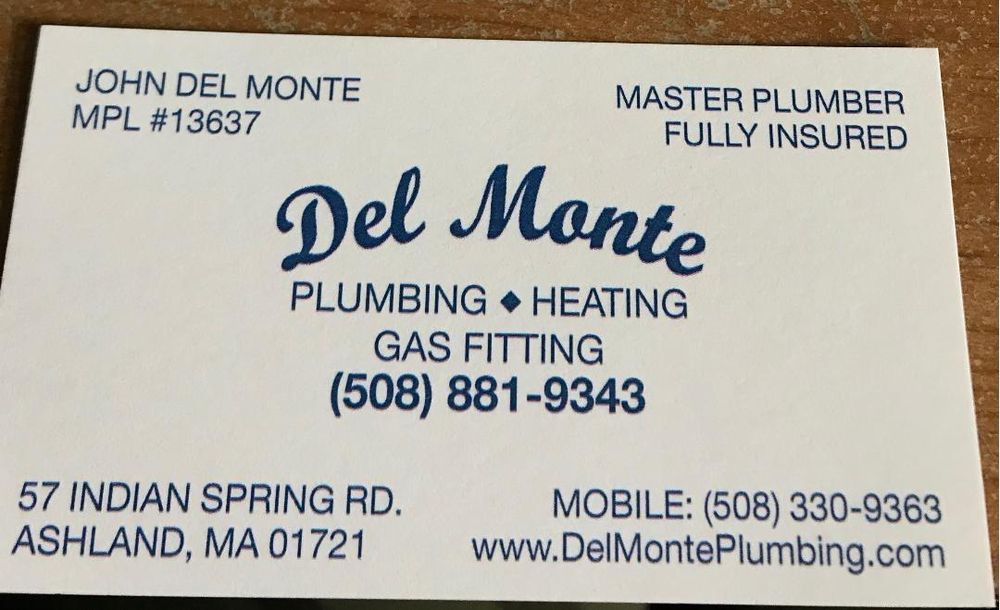 Slide of Del Monte Plumbing, Heating & Gas Fitting