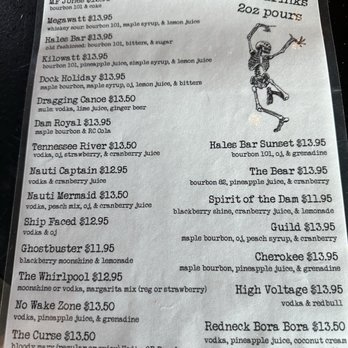Dam Whiskey - Menu - Whiskey Bars Near Me - Guild, Tennessee