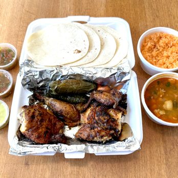 Mr Pollo - Half Chicken (Marinated, Grilled Chicken with Rice, Charro Beans, Peppers, Tortillas and Salsas) - Mexican Near Me - Olathe, Kansas Mr Pollo - Half Chicken (Marinated, Grilled Chicken with Rice, Charro Beans, Peppers, Tortillas and Salsas) - Mexican Near Me - Olathe, Kansas