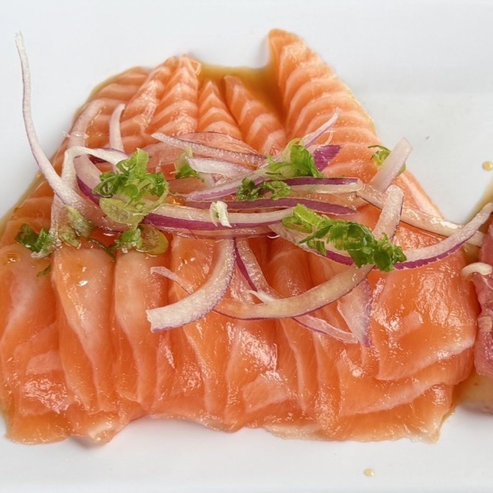 Orange Fish - Yellowtail Carpaccio (left) Salmon Carpaccio (middle) Tuna Carpaccio (right) - Ramen Near Me - La Verne, California Orange Fish - Yellowtail Carpaccio (left) Salmon Carpaccio (middle) Tuna Carpaccio (right) - Ramen Near Me - La Verne, California