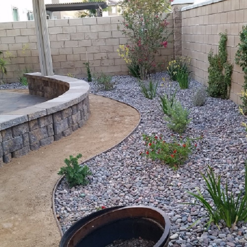 Modern Paving - This little sitting wall is great! - Landscaping Near Me - Rancho Cucamonga, California Modern Paving - This little sitting wall is great! - Landscaping Near Me - Rancho Cucamonga, California