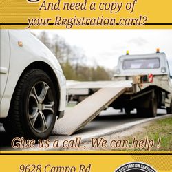 Daisy’s Auto Registration Services - Need to replace your Registration card to get your vehicle out ? We got you ! call us today .