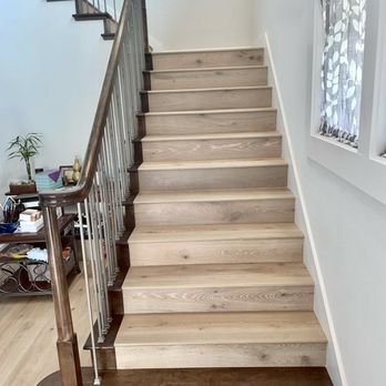 Phoenix Floors - Inset stairs ( engineered hardwood) - Flooring Near Me Phoenix Floors - Inset stairs ( engineered hardwood) - Flooring Near Me