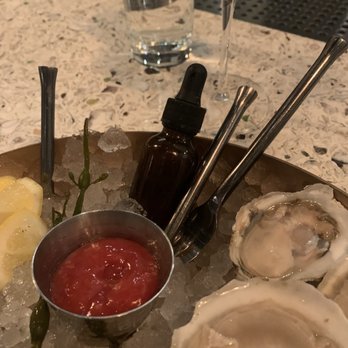 True Chesapeake - Oh those oysters ( I didn't need any accoutrements but they're there if you so desire!) - Seafood Near Me - Baltimore, Maryland True Chesapeake - Oh those oysters ( I didn't need any accoutrements but they're there if you so desire!) - Seafood Near Me - Baltimore, Maryland